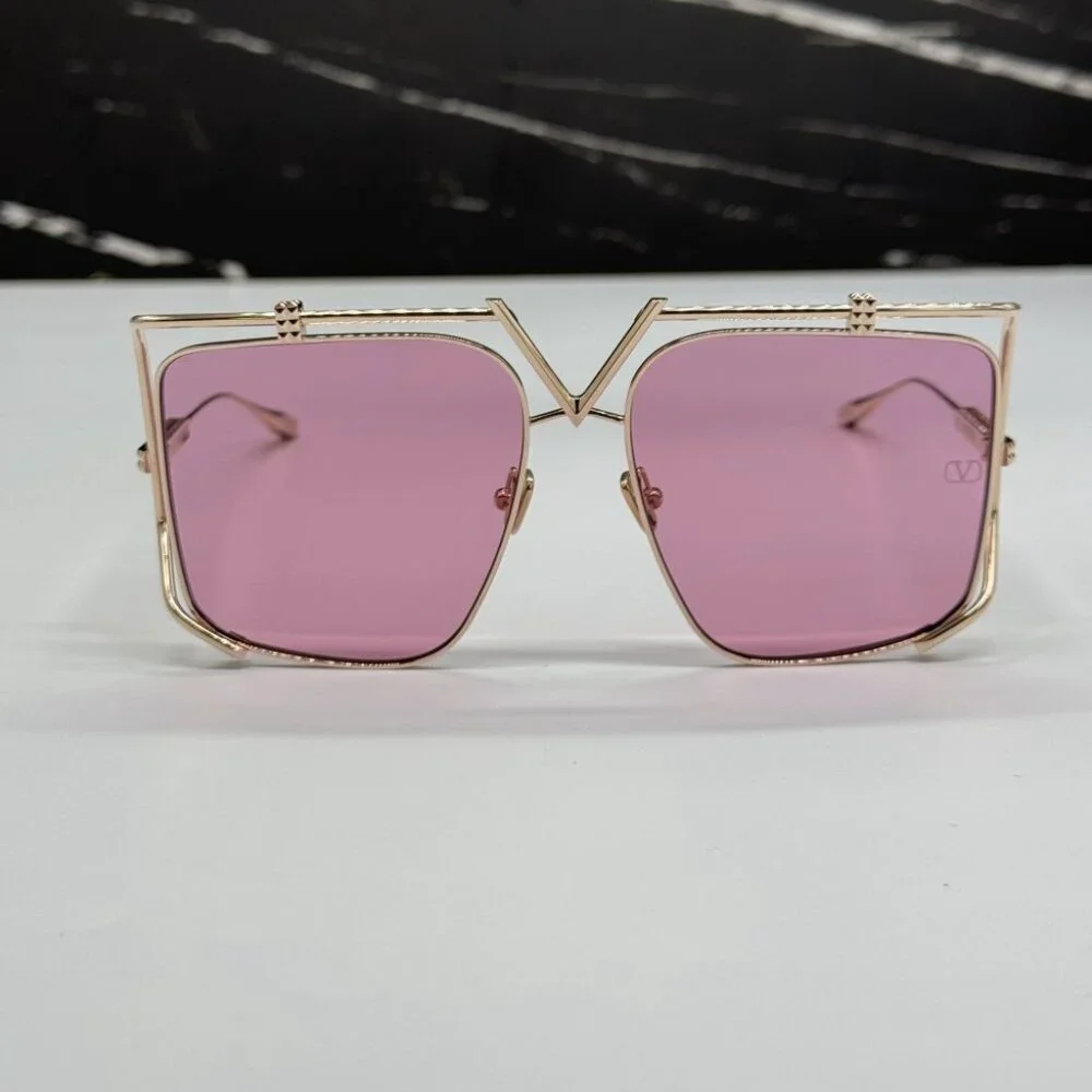 NEW VALENTINO V-LIGHT PINK WOMEN SUNGLASSES VALENTINO VLS-116C PINK